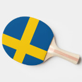 Raquette De Ping Pong Palette suédoise de ping-pong de drapeau pour des (Côté)