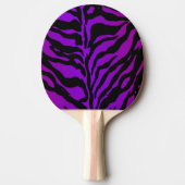 Raquette De Ping Pong Palette violette électrique de ping-pong de peau (Devant)
