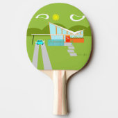 Raquette De Ping Pong Palm Springs House Ping Paddle (Dos)