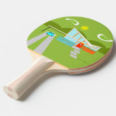 Raquette De Ping Pong Palm Springs House Ping Paddle (Devant Angle)