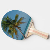 Raquette De Ping Pong Palmier et plage de sable blanc  2 (Côté)