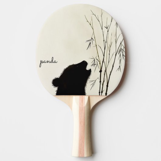 Raquette De Ping Pong Panda Silhouette (Devant)