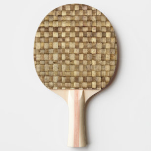 Raquette De Ping Pong Panier d'artisanat Texture sans couture