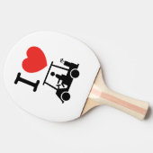 Raquette De Ping Pong Panier de golf I Heart (Love) (Côté)