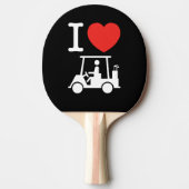 Raquette De Ping Pong Panier de golf I Heart (Love) (Devant)
