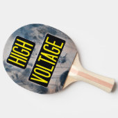 Raquette De Ping Pong Panneau d'avertissement haute tension - FUNNY (Côté)