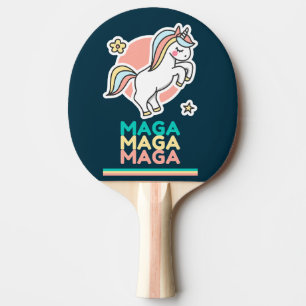 RAQUETTE DE PING PONG PANNEAUX DE PING PONG MAGA TRUMP UNICORN
