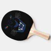 Raquette De Ping Pong Panthère noire (Côté)