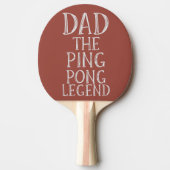 Raquette De Ping Pong Papa La Légende Du Ping Pong Funny Red (Devant)