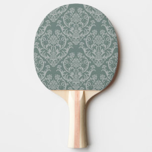 Raquette De Ping Pong Papier peint floral vert