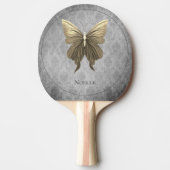 Raquette De Ping Pong Papillon à bijoux en or (Devant)