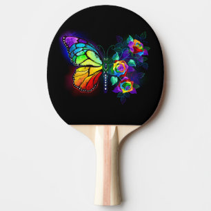 Raquette De Ping Pong Papillon arc-en-ciel