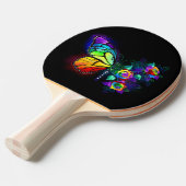 Raquette De Ping Pong Papillon arc-en-ciel (Devant Angle)