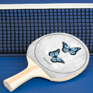 Raquette De Ping Pong Papillon bleu Ping Pong