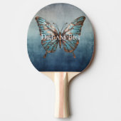 Raquette De Ping Pong Papillon de texture gris bleu (Devant)