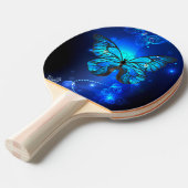 Raquette De Ping Pong Papillon Morpho sur fond sombre (Devant Angle)