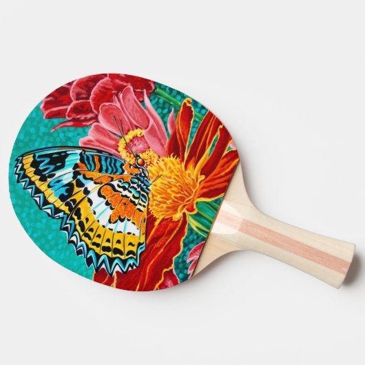 Raquette De Ping Pong Papillon pointu I (Côté)