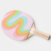 Raquette De Ping Pong Pâque arc-en-ciel pastel (Côté)