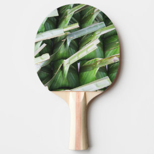 Raquette De Ping Pong Paquets de feuilles de bananier enveloppées