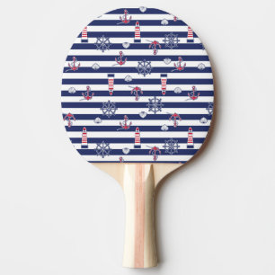 Raquette De Ping Pong Par le motif de mer