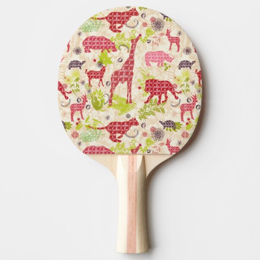 Raquette De Ping Pong Paradis de jungle (Devant)