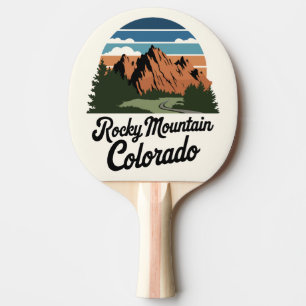 Raquette De Ping Pong Parc national des Rocheuses
