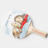 Raquette De Ping Pong Parents de chiens (Côté)