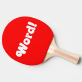 Raquette De Ping Pong Parole ! (Côté)