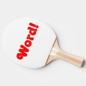 Raquette De Ping Pong Parole ! (Côté)