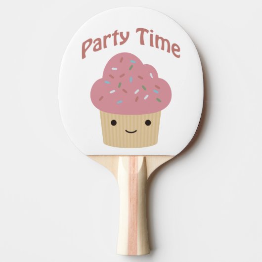 Raquette De Ping Pong Parti TIme Cupcake (Devant)