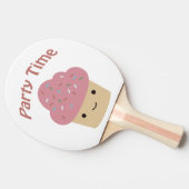 Raquette De Ping Pong Parti TIme Cupcake (Côté)