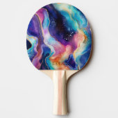 Raquette De Ping Pong Parties scintillant arc-en-ciel esthétique motif m (Dos)