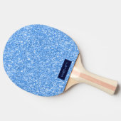 Raquette De Ping Pong Parties scintillant bleu violet texture Imprimer M (Côté)