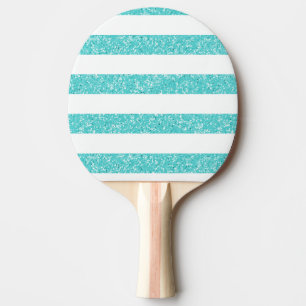 Raquette De Ping Pong Parties scintillant étincelante Look rayures Ping 
