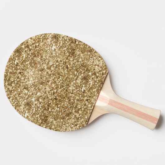 Raquette De Ping Pong Parties scintillant Gold Confetti (Côté)