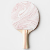 Raquette De Ping Pong Parties scintillant rose moderne marbre (Devant)