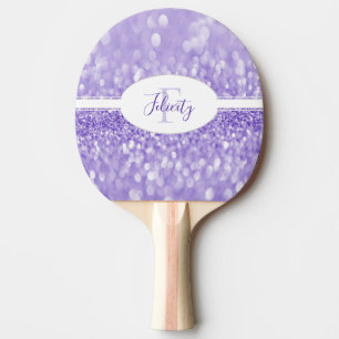 Raquette De Ping Pong Parties scintillant violette Personnaliser Ping Po