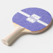 Raquette De Ping Pong Parties scintillant violette Ping Pong Personnalis (Devant Angle)
