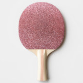 Raquette De Ping Pong Parties scintillantes rose-clair (Devant)
