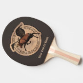 Raquette De Ping Pong Patch Flying Moose Aviation (Côté)