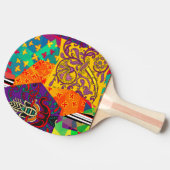 Raquette De Ping Pong Patchwork indien turc festier Mandala (Côté)
