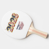 Raquette De Ping Pong Patriotic Peace Decal (Côté)