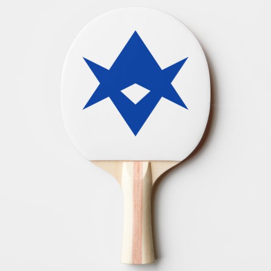 Raquette De Ping Pong Patriotic, ping pong paddle with Flag of Toyota  (Dos)