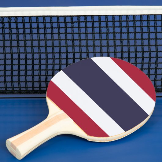 Raquette de ping pong patriotique avec drapeau de  (Insitu)