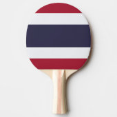 Raquette de ping pong patriotique avec drapeau de  (Devant)