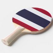 Raquette de ping pong patriotique avec drapeau de  (Devant Angle)
