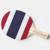 Raquette de ping pong patriotique avec drapeau de  (Côté)