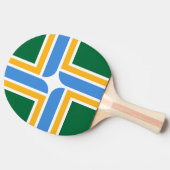 Raquette De Ping Pong Patriotique, paddle de ping-pong avec Drapeau de P (Côté)