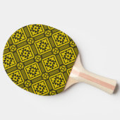 Raquette De Ping Pong Pattern de Medieval Yellow (Côté)