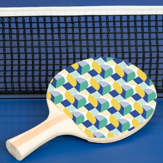 Raquette De Ping Pong Patters bleus (Insitu)